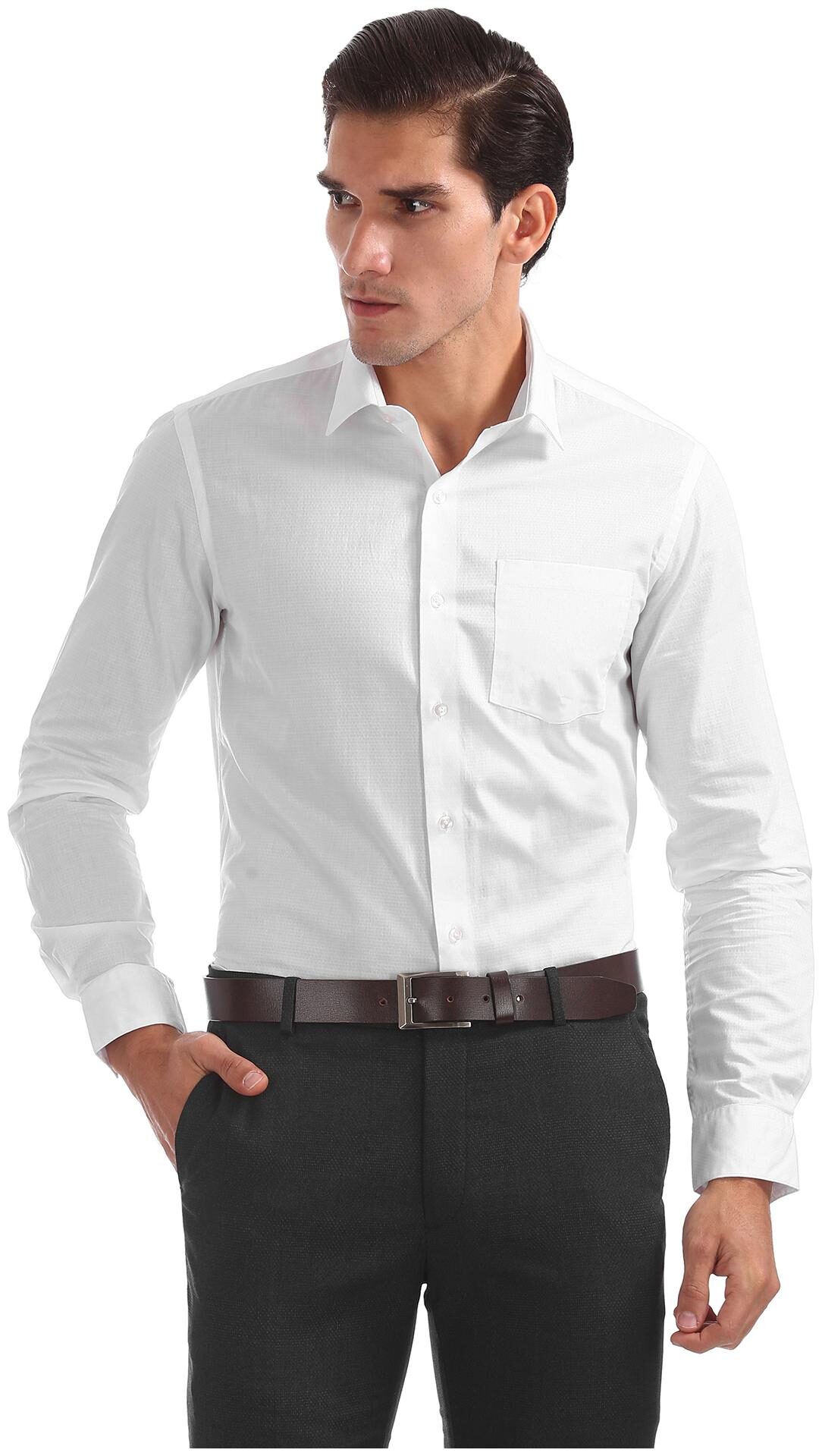 

Arrow Men Slim fit Formal Shirt - White