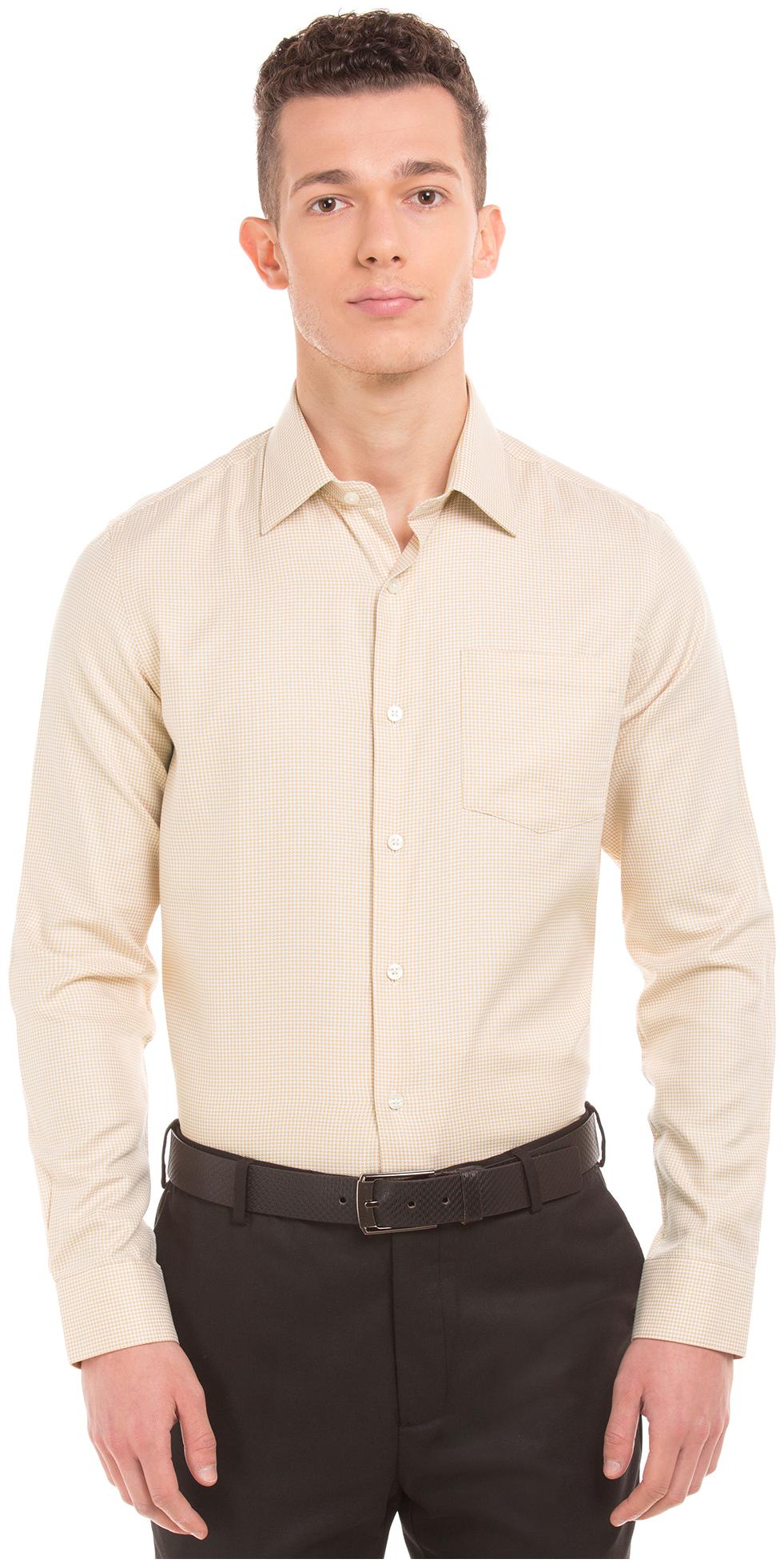 

Arrow Men Slim fit Formal Shirt - Beige