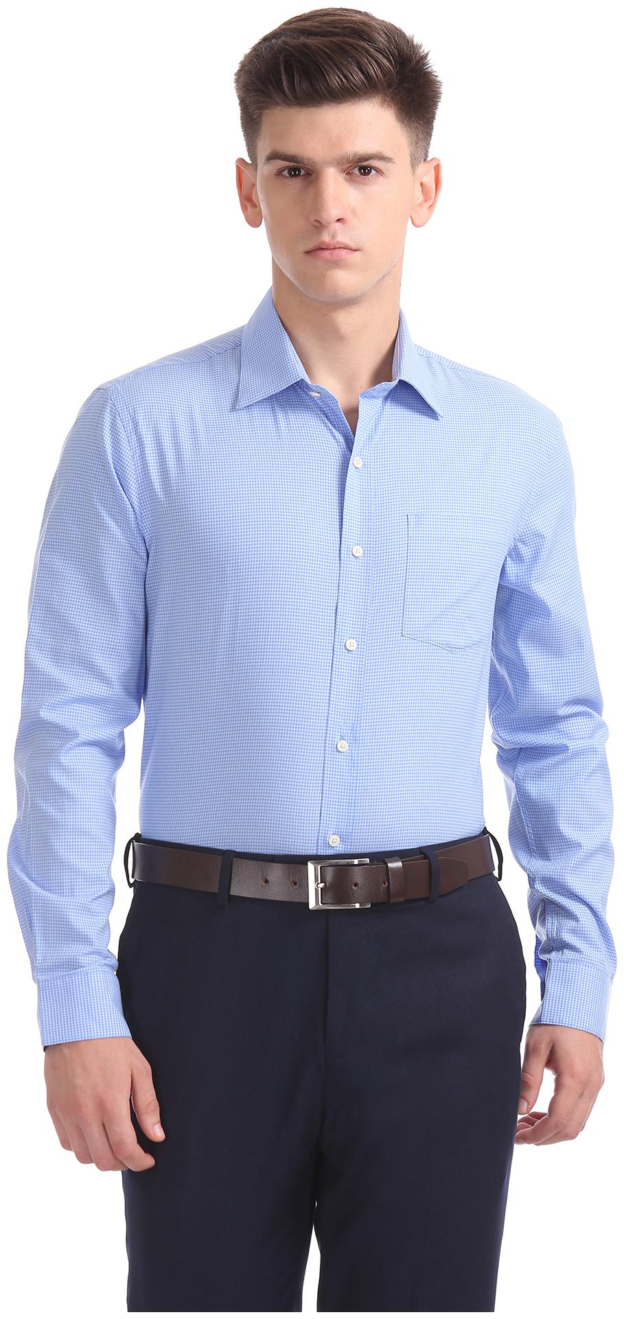 

Arrow Men Slim fit Formal Shirt - Blue