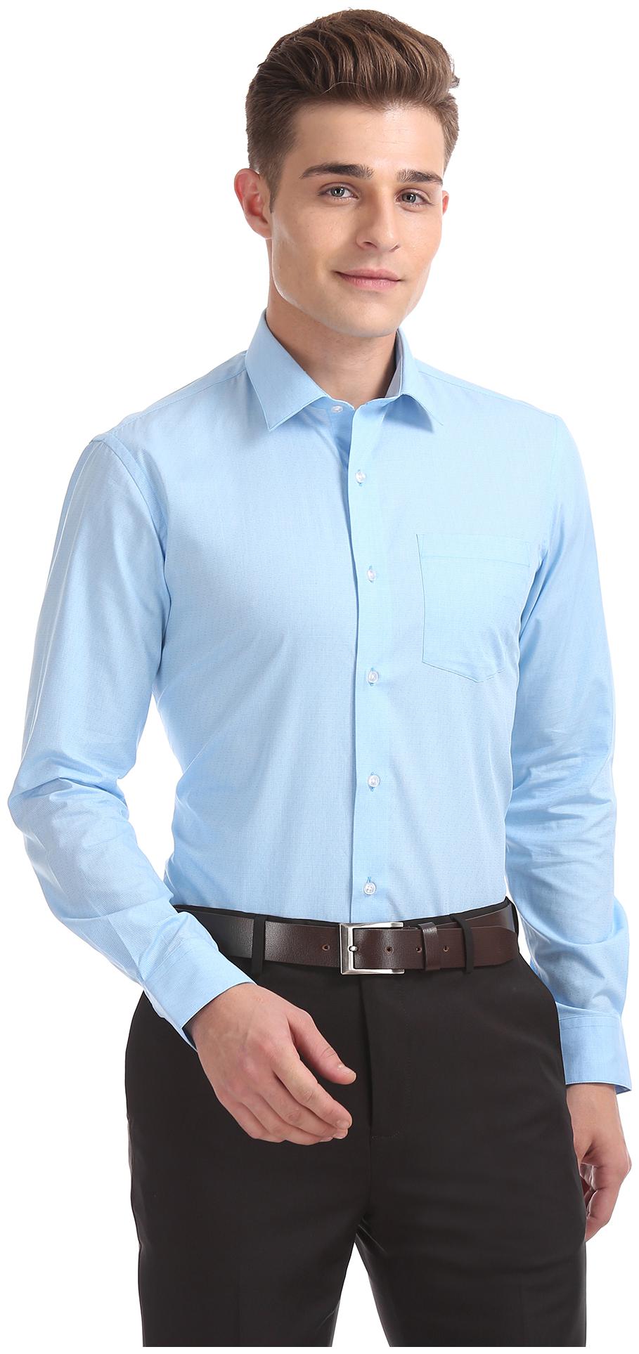 

Arrow Men Slim fit Formal Shirt - Blue