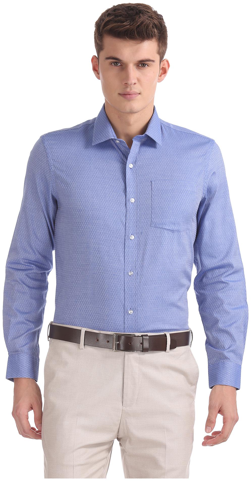 

Arrow Men Slim fit Formal Shirt - Blue