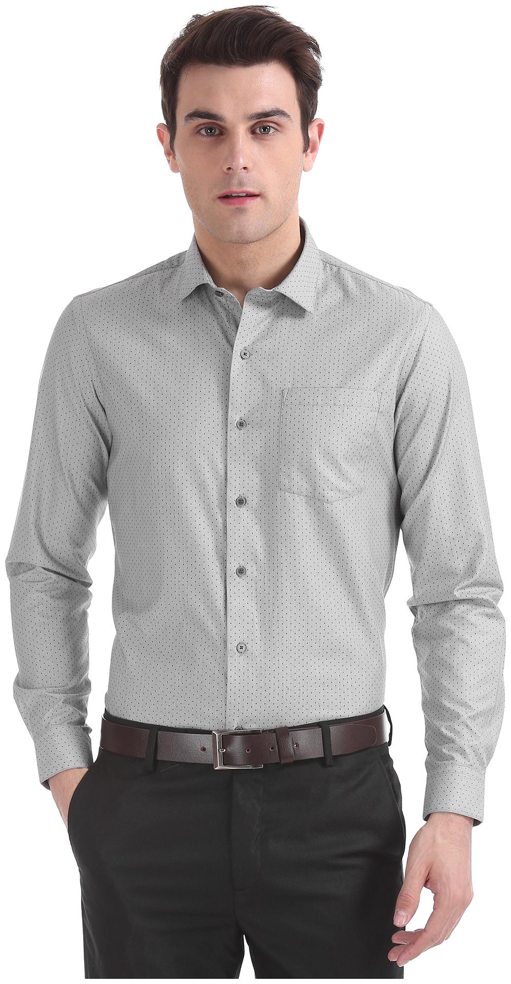 

Arrow Men Slim fit Formal Shirt - Grey