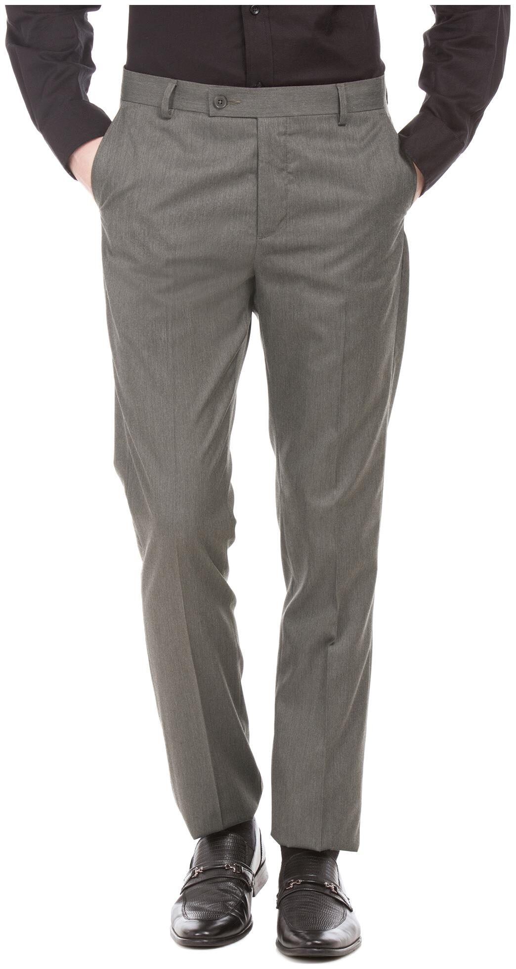 

Arrow Men Solid Tapered Fit Formal Trouser - Grey