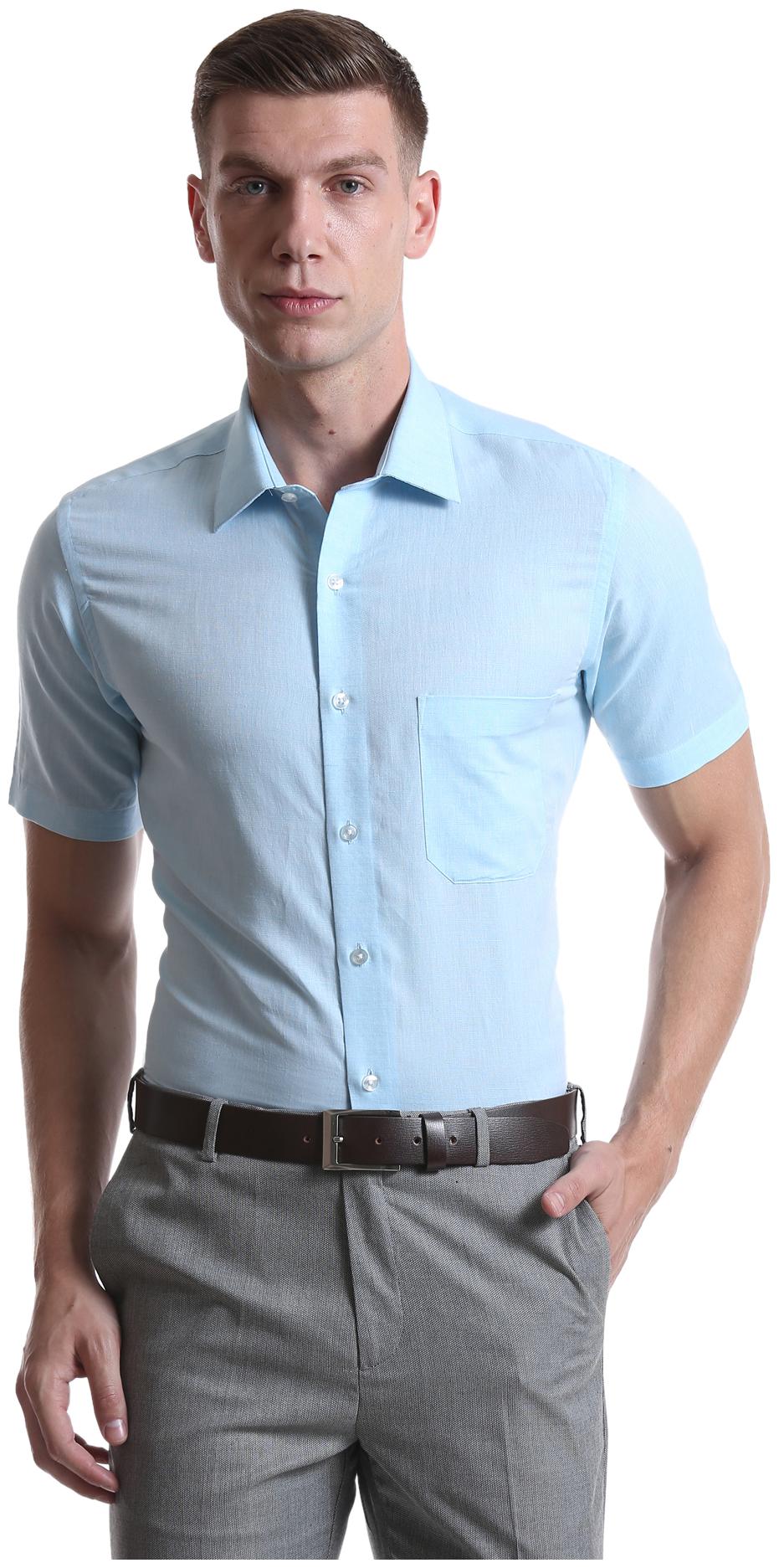 

Arrow Men Regular fit Formal Shirt - Blue