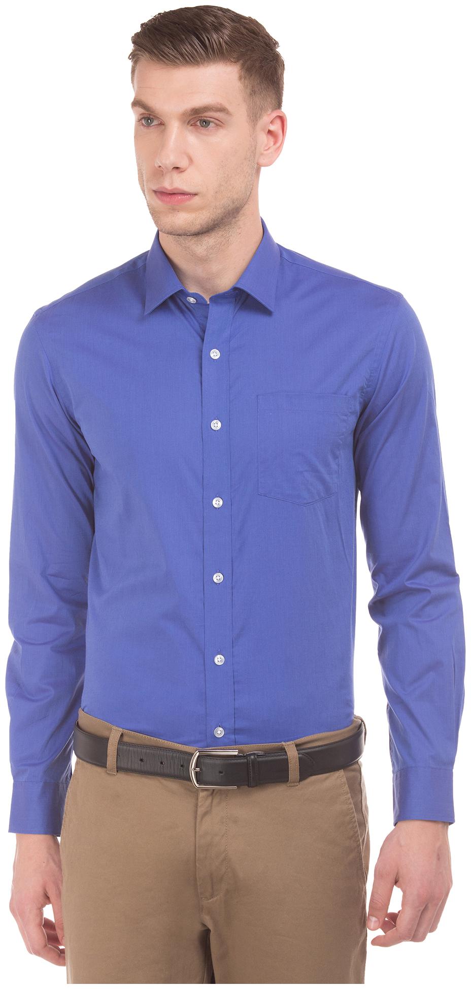 

Arrow Men Slim fit Formal Shirt - Blue