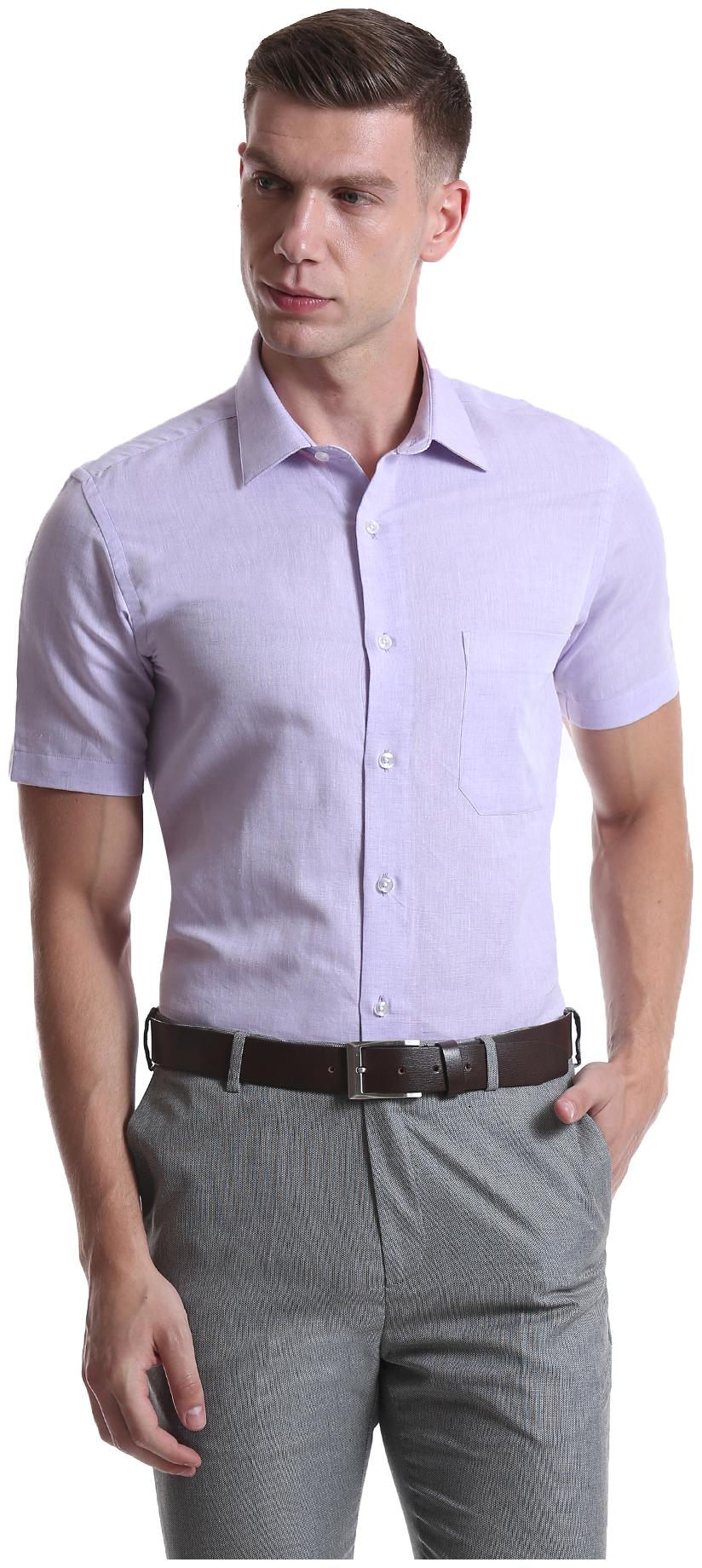 

Arrow Men Regular fit Formal Shirt - Purple
