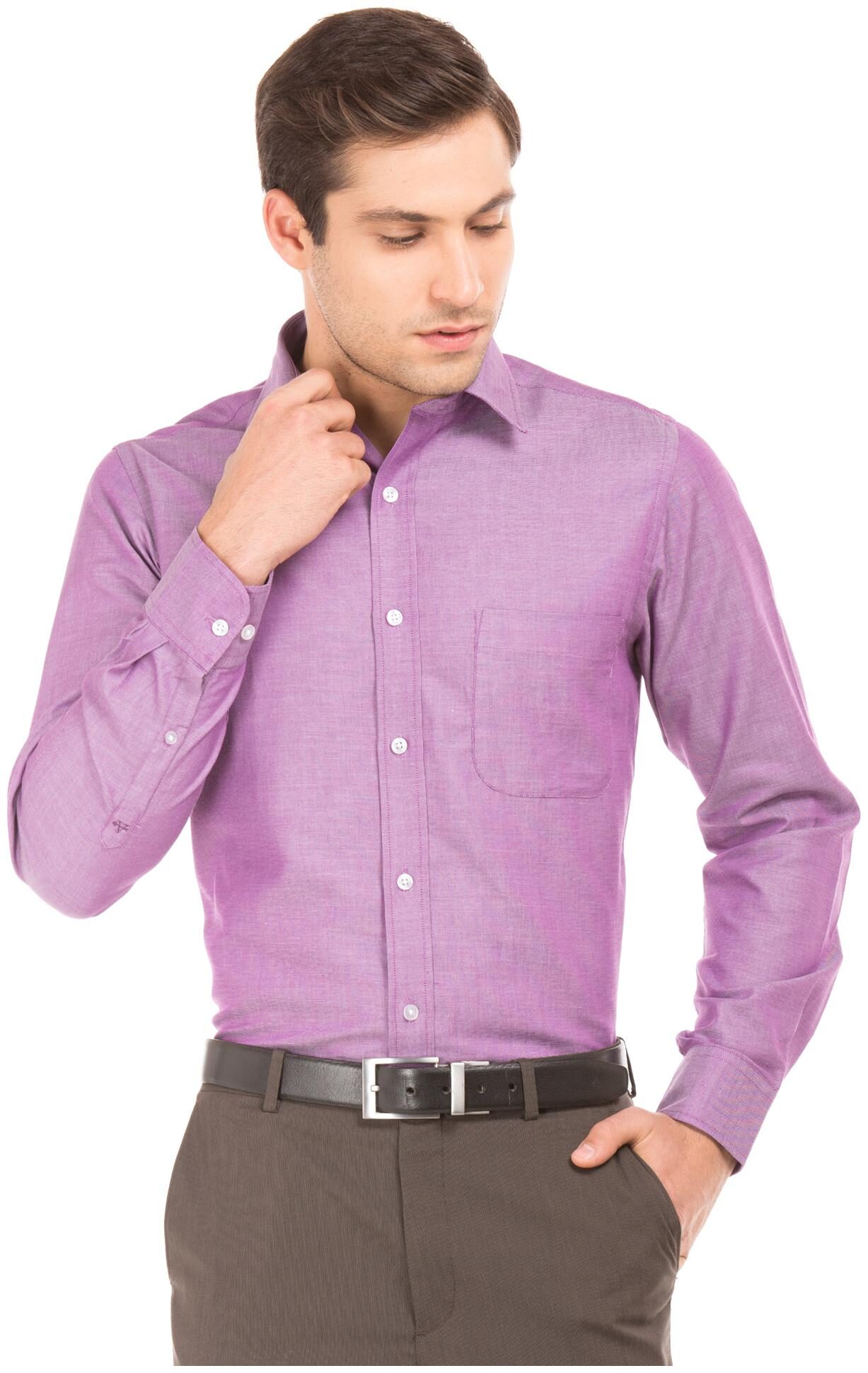 

Arrow Men Regular fit Formal Shirt - Purple