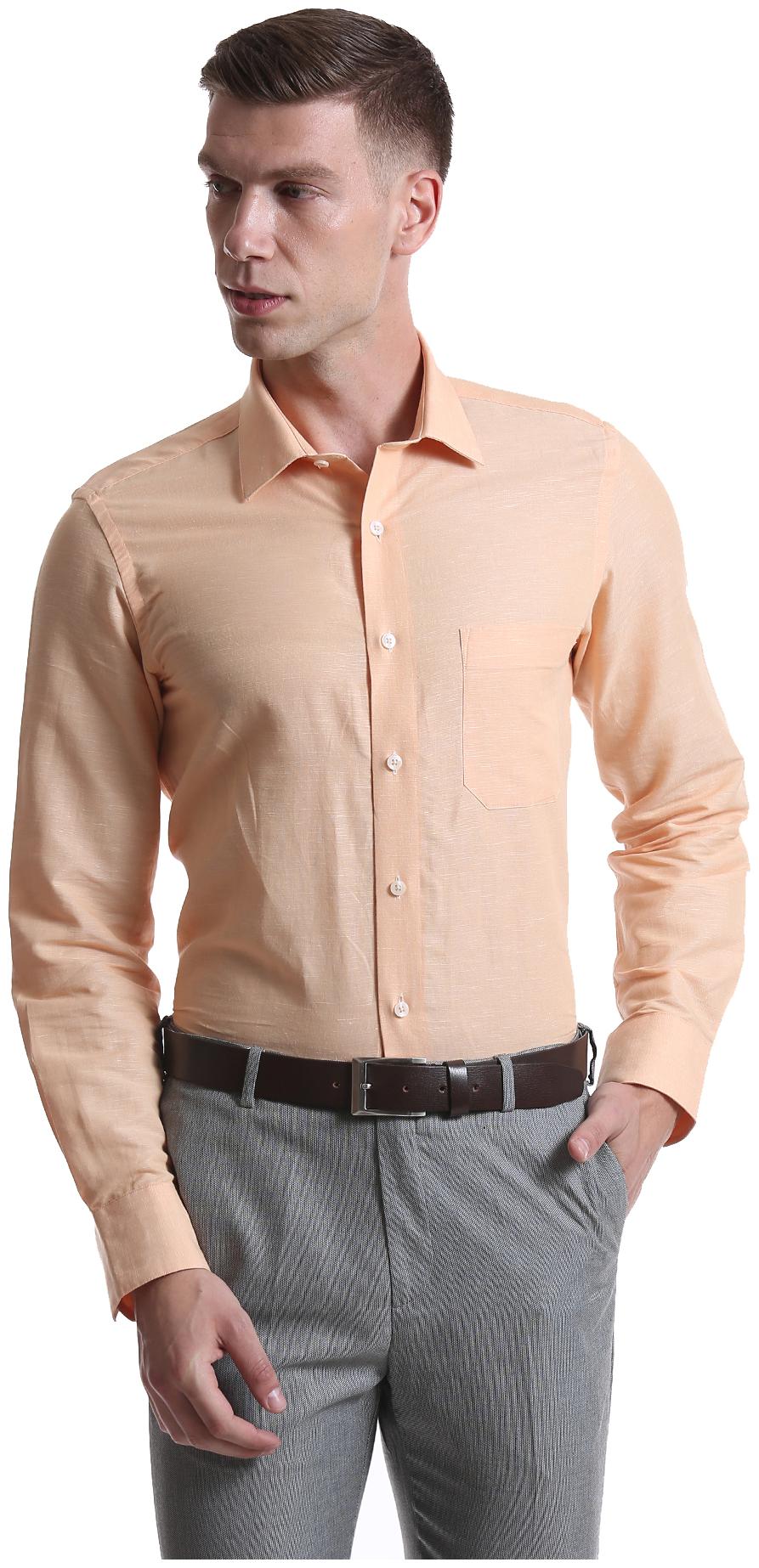 

Arrow Men Regular fit Formal Shirt - Orange