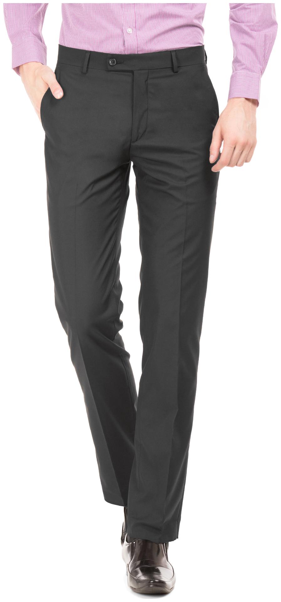 

Arrow Men Solid Regular Fit Formal Trouser - Black