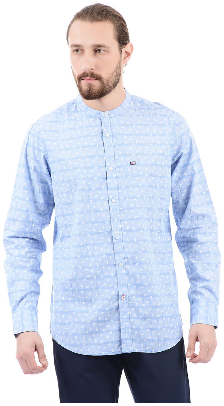 

Arrow Sports Men Blue Printed Regular Fit Casual Shirt