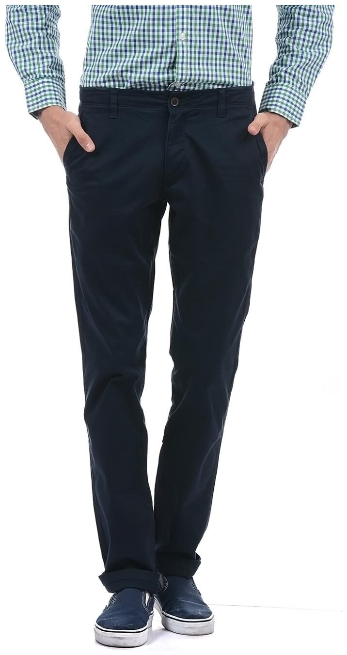 

Arrow Sports Men Blue Solid Regular fit Regular trousers