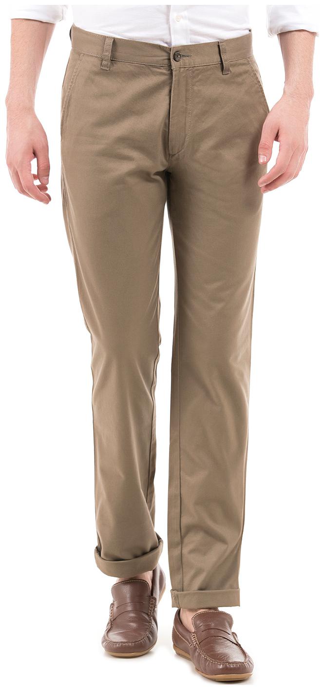 

Arrow Men Brown Solid Slim fit Chinos