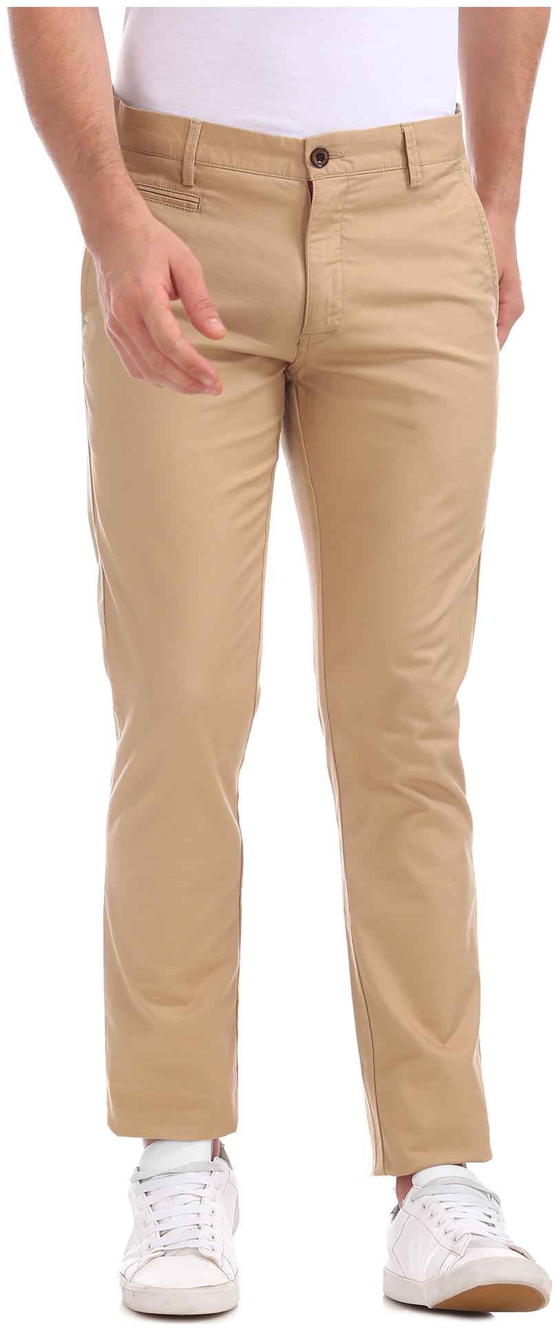 

Arrow Sports Slim Fit Flat Front Trousers