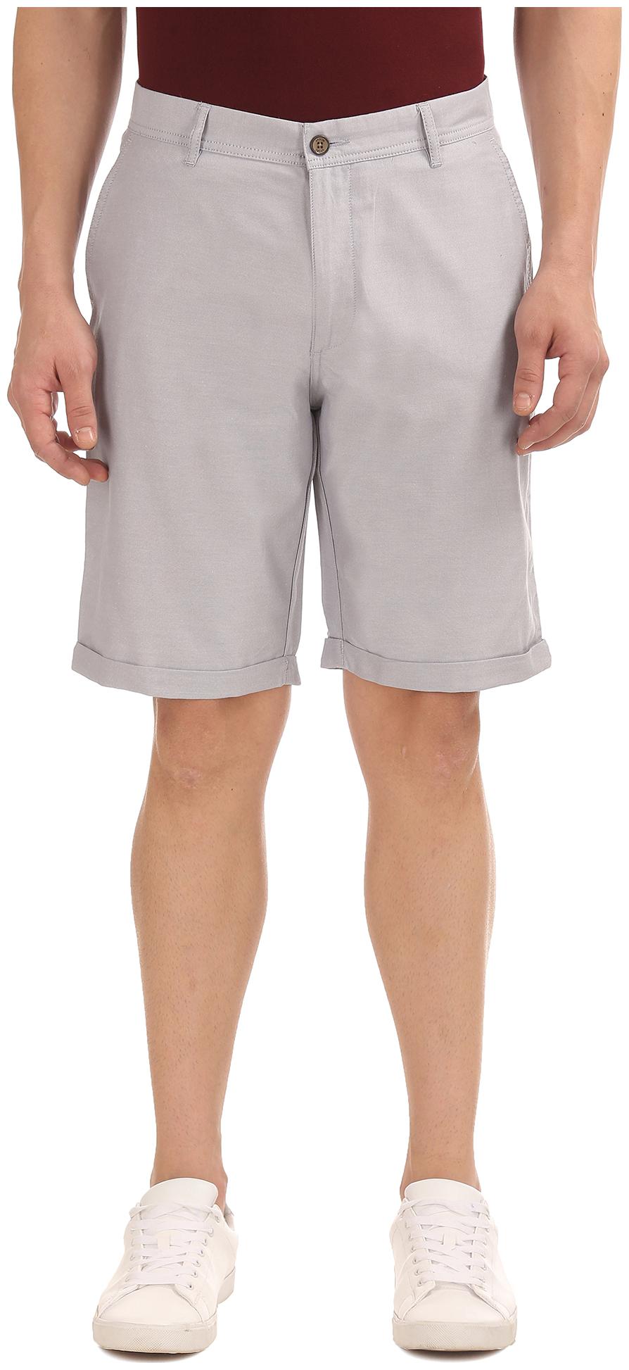 

Arrow Men Grey Regular Fit Regular Shorts
