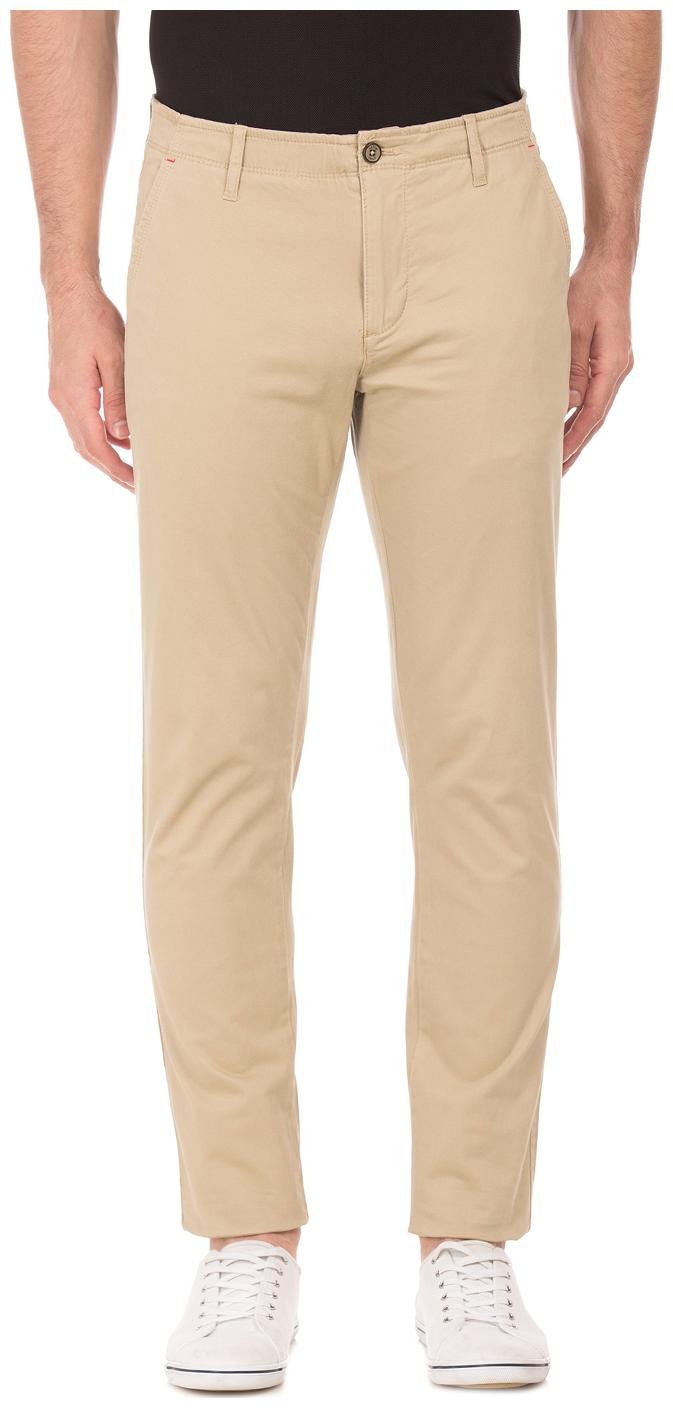 

Arrow Men Beige Solid Slim fit Regular trousers
