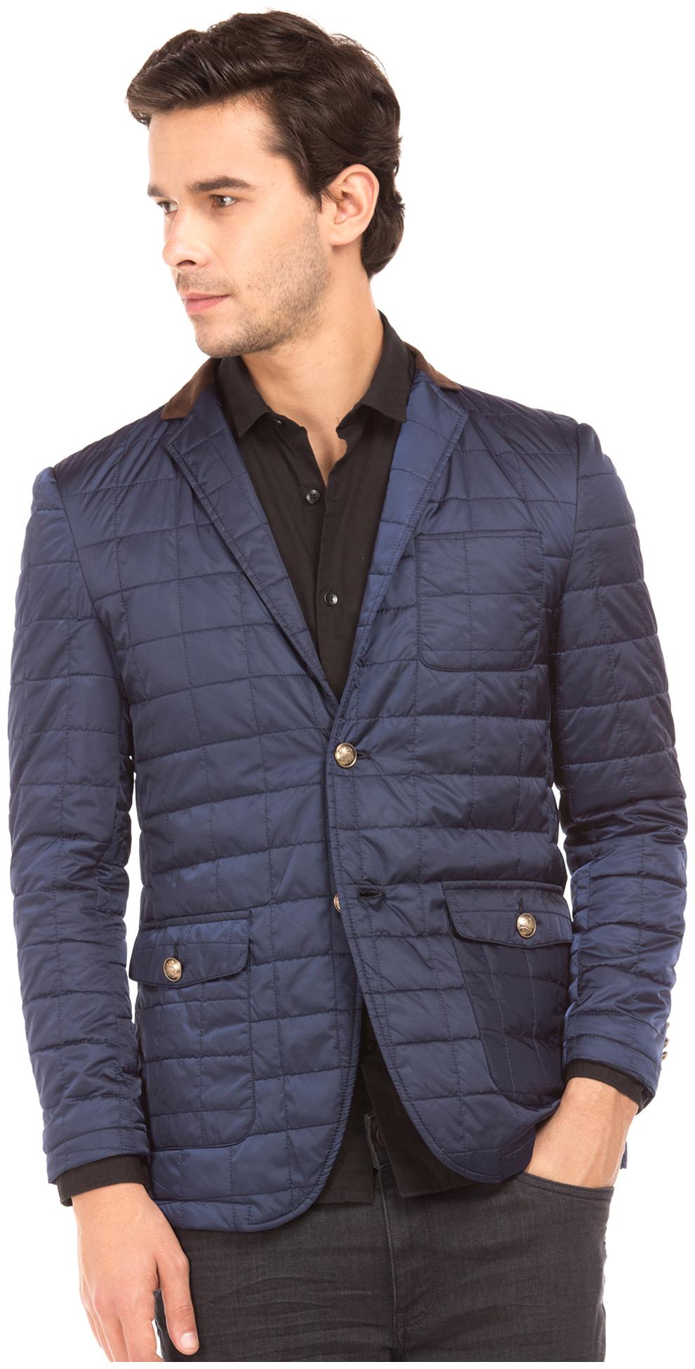 

Arrow Men Blue Solid Regular fit Single Breasted Blazer