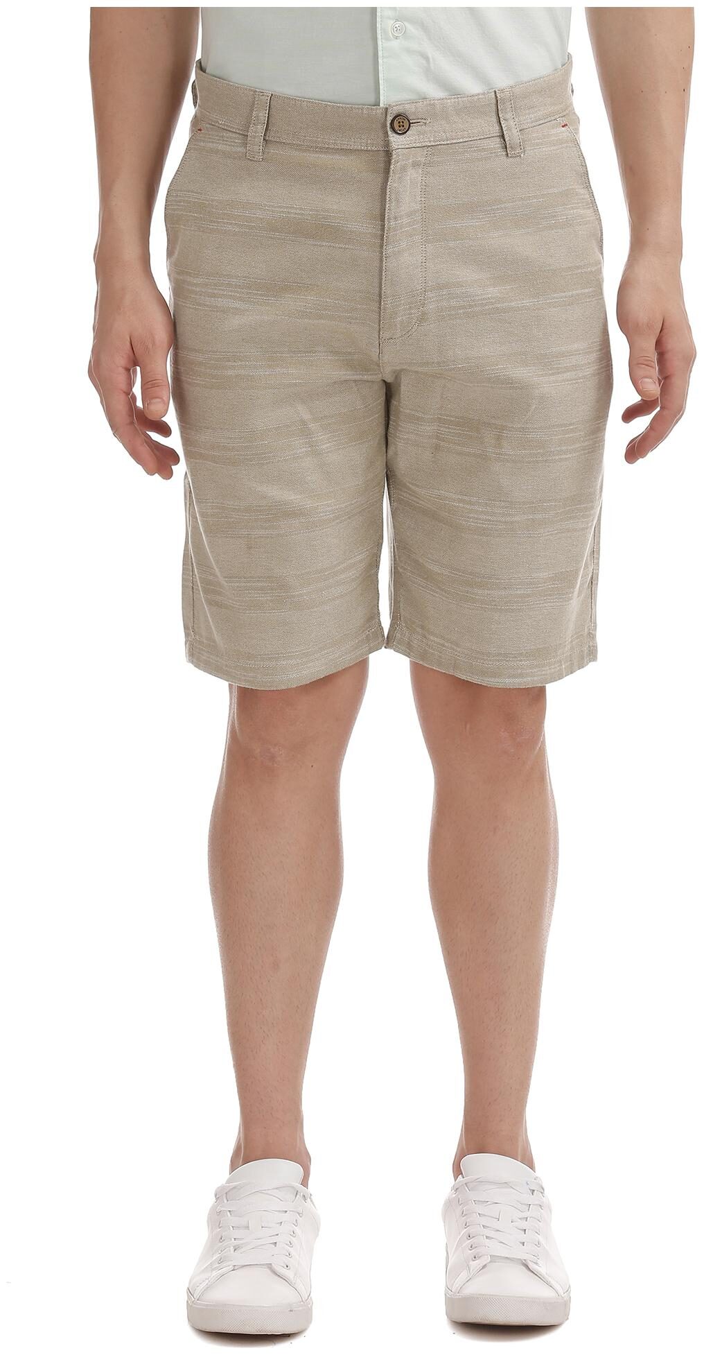 

Arrow Men Beige Regular Fit Regular Shorts