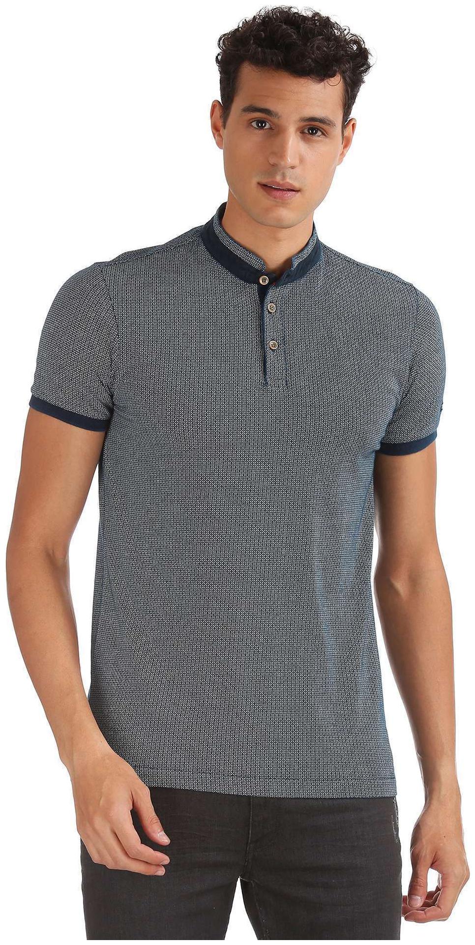 

Arrow Men Black Regular fit Cotton Polo collar T-Shirt - Pack Of 1