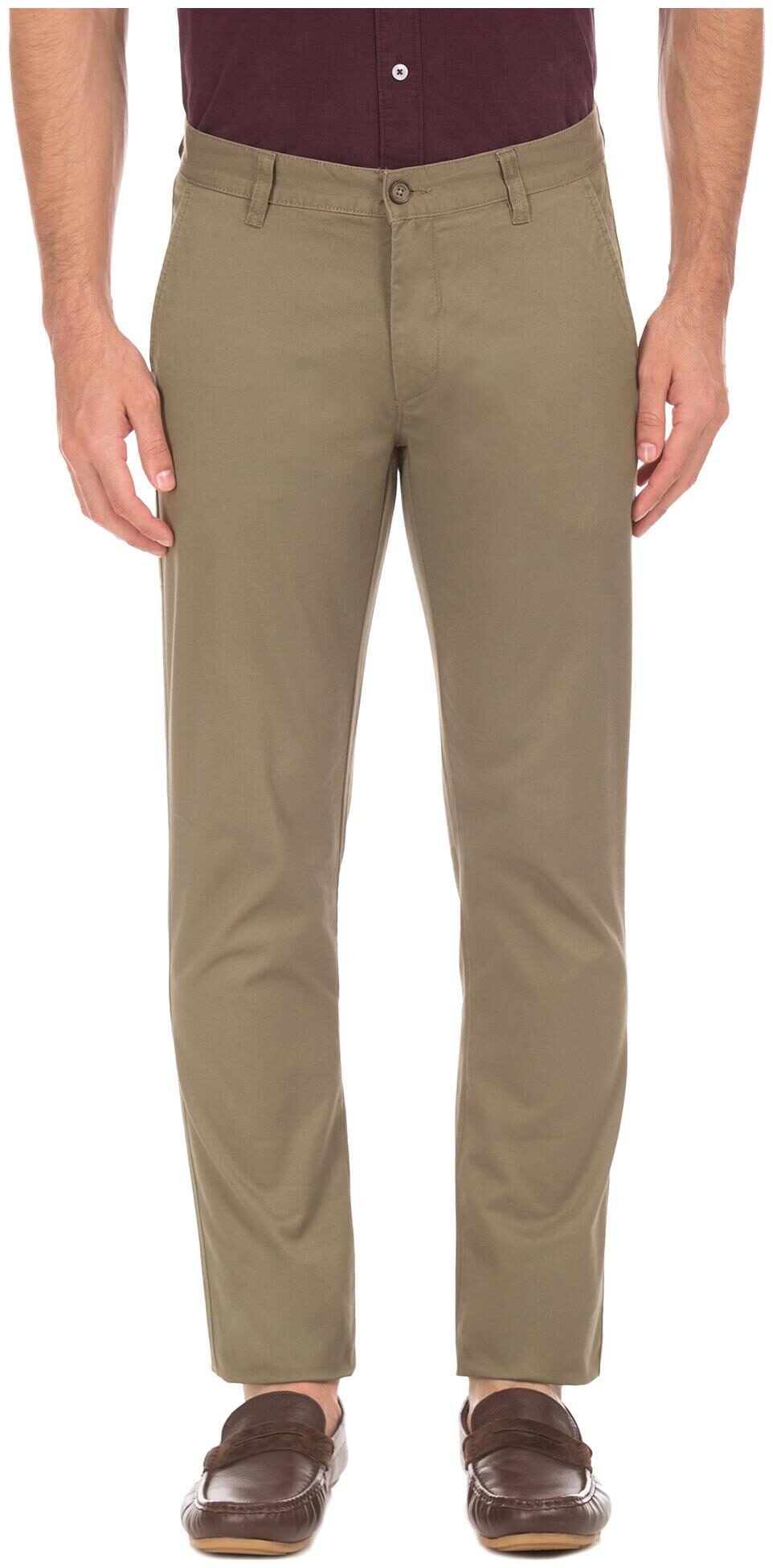 

Arrow Sports Flat Front Slim Fit Trousers