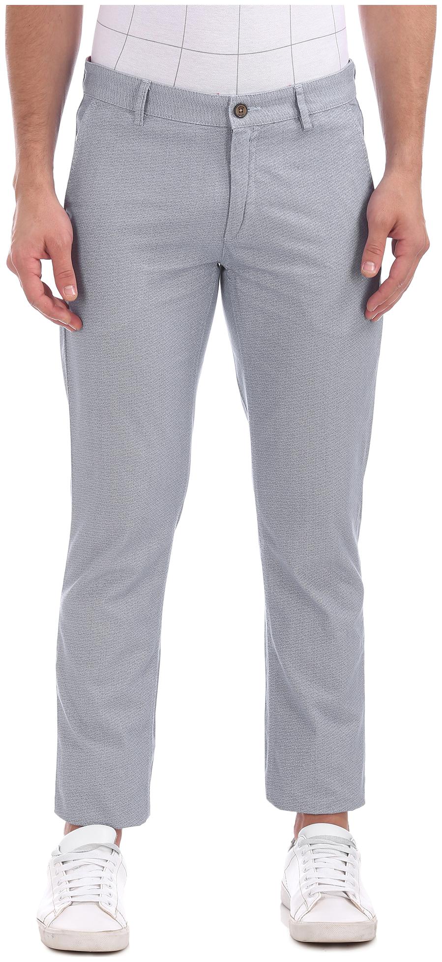 

Arrow Sports Slim Fit Printed Trousers