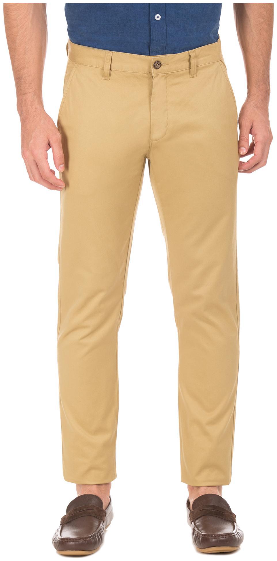 

Arrow Sports Flat Front Slim Fit Trousers