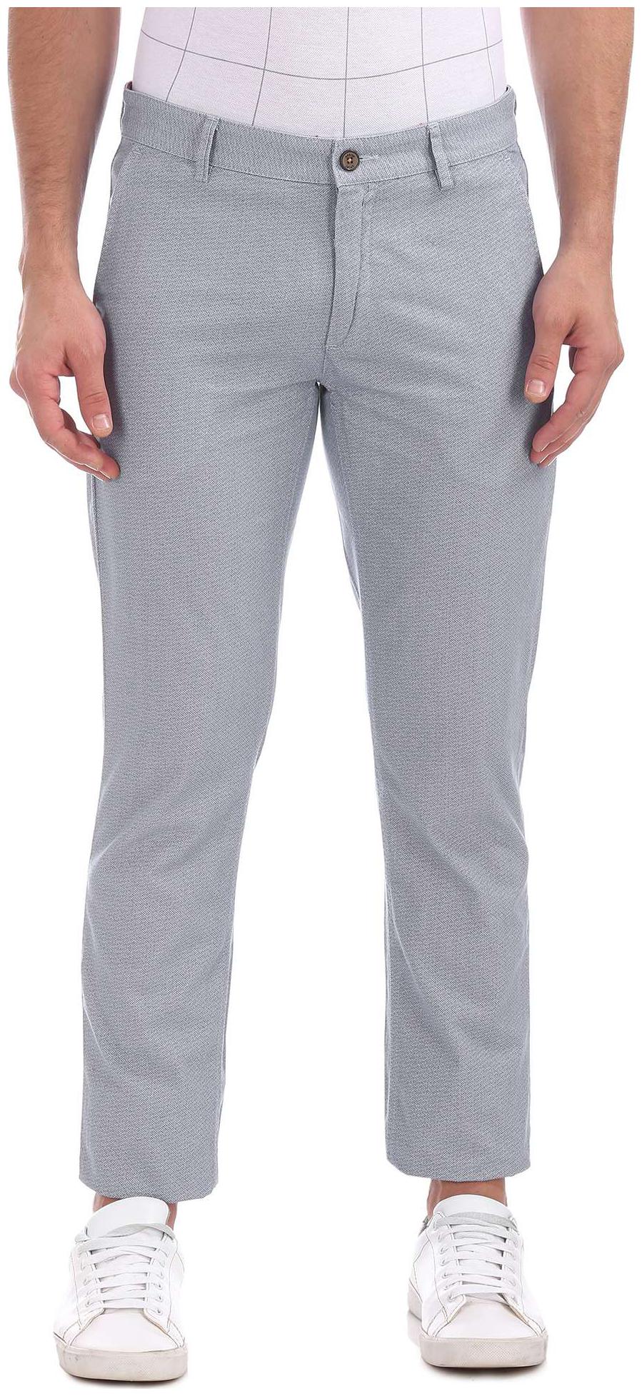 

Arrow Sports Slim Fit Printed Trousers