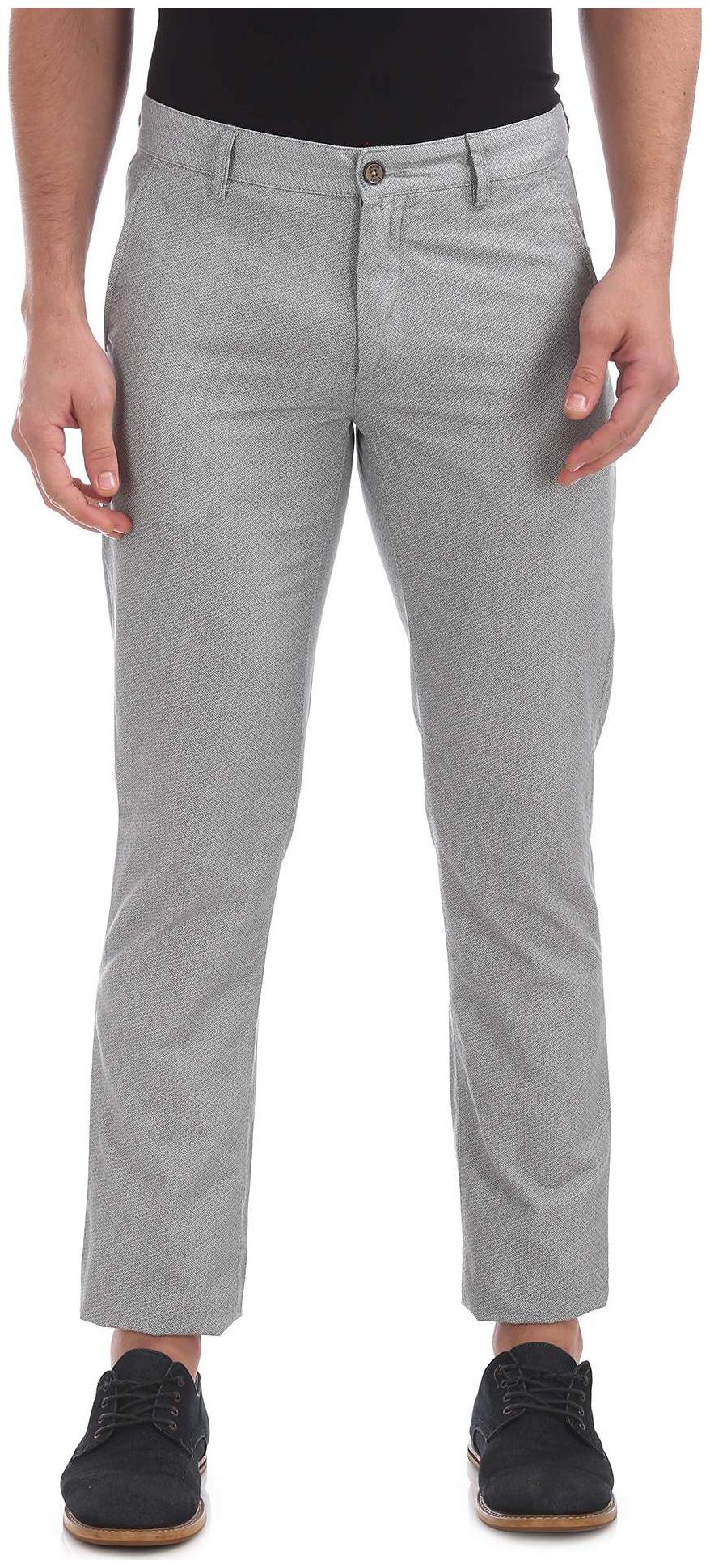 

Arrow Sports Slim Fit Printed Trousers