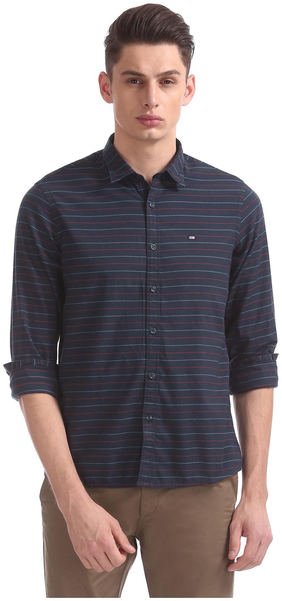 

Arrow Men Slim fit Formal Shirt - Blue
