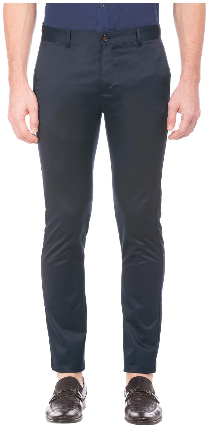 

Arrow Men Black Solid Slim fit Regular trousers