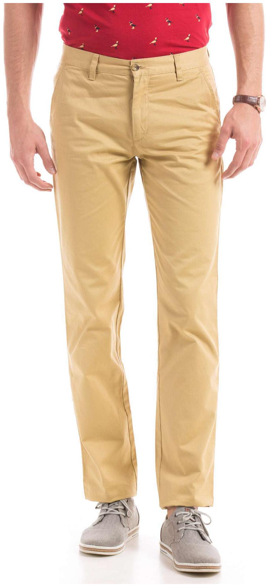 

Arrow Men Beige Solid Slim fit Chinos