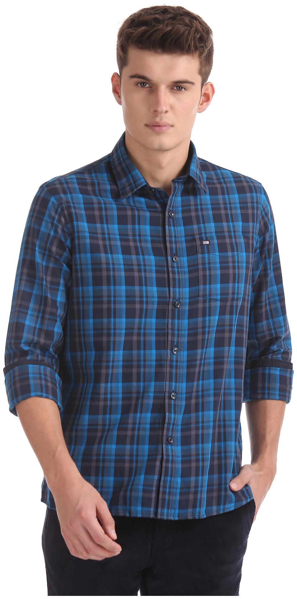 

Arrow Men Slim fit Formal Shirt - Blue