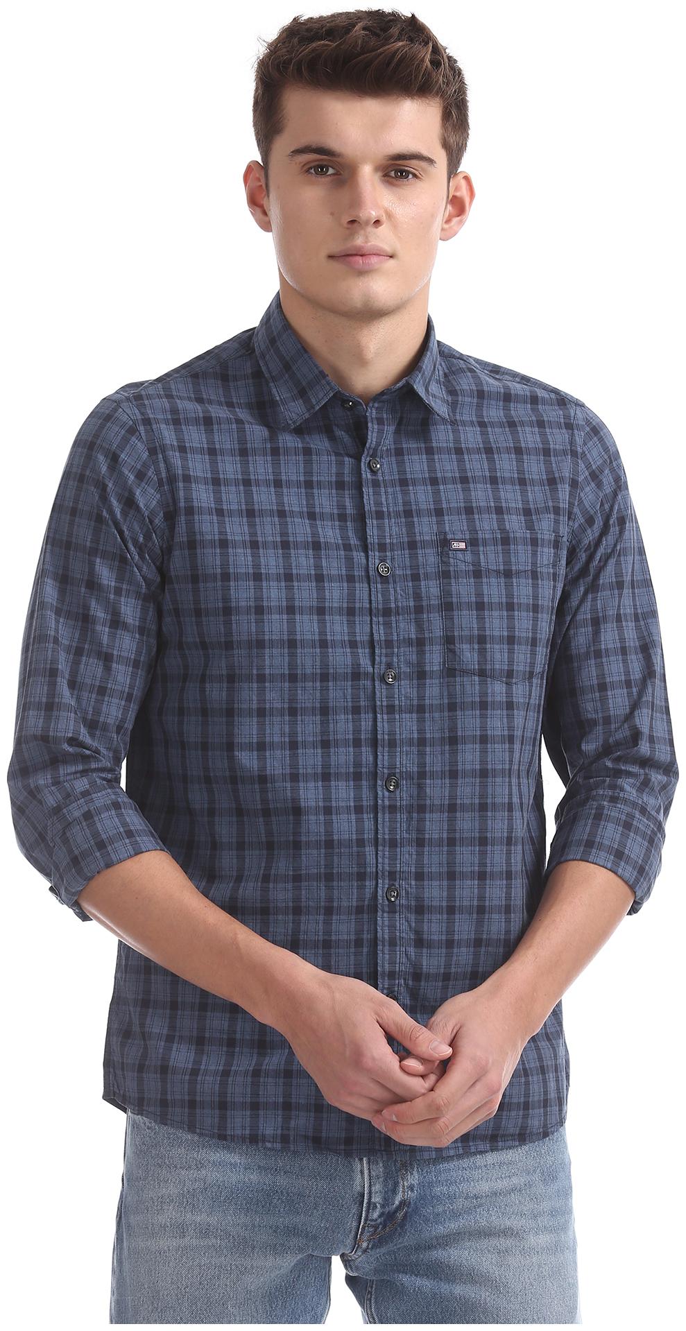 

Arrow Men Slim fit Formal Shirt - Blue