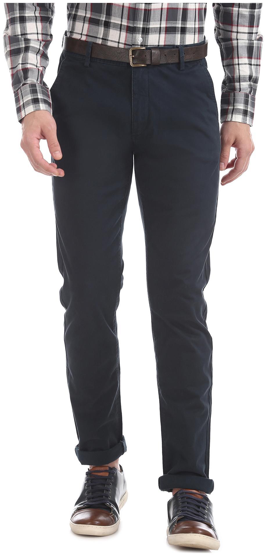 

Arrow Sports Slim Fit Twill Trousers