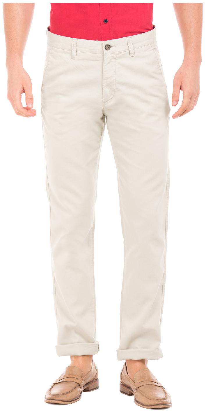 

Arrow Men White Solid Slim fit Chinos