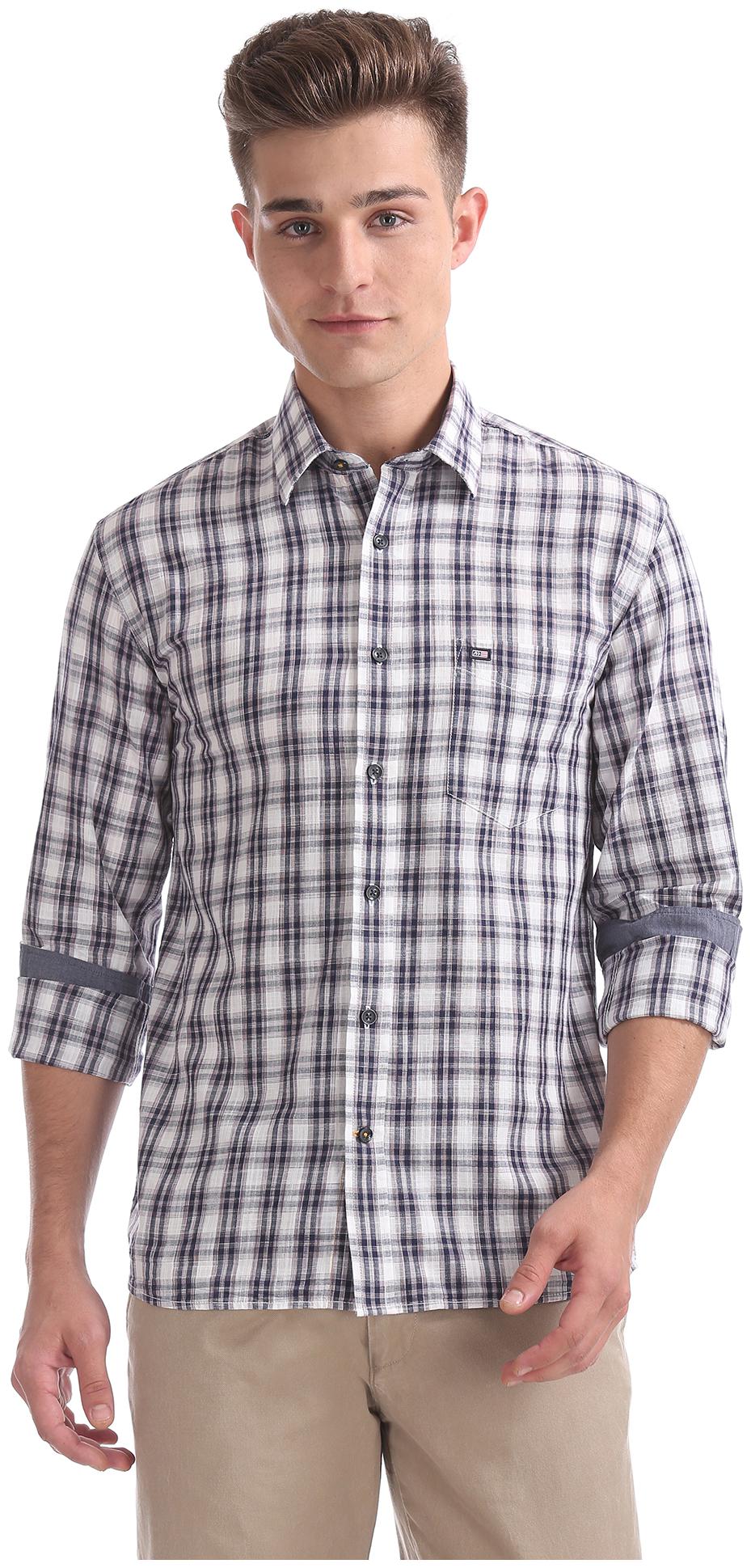 

Arrow Men Regular fit Formal Shirt - Purple