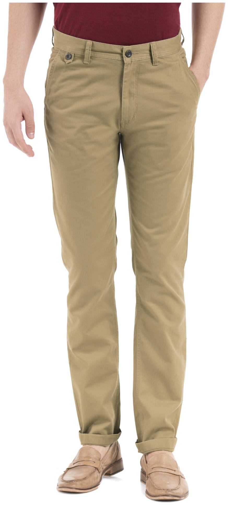 

Arrow Men Brown Solid Slim fit Regular trousers