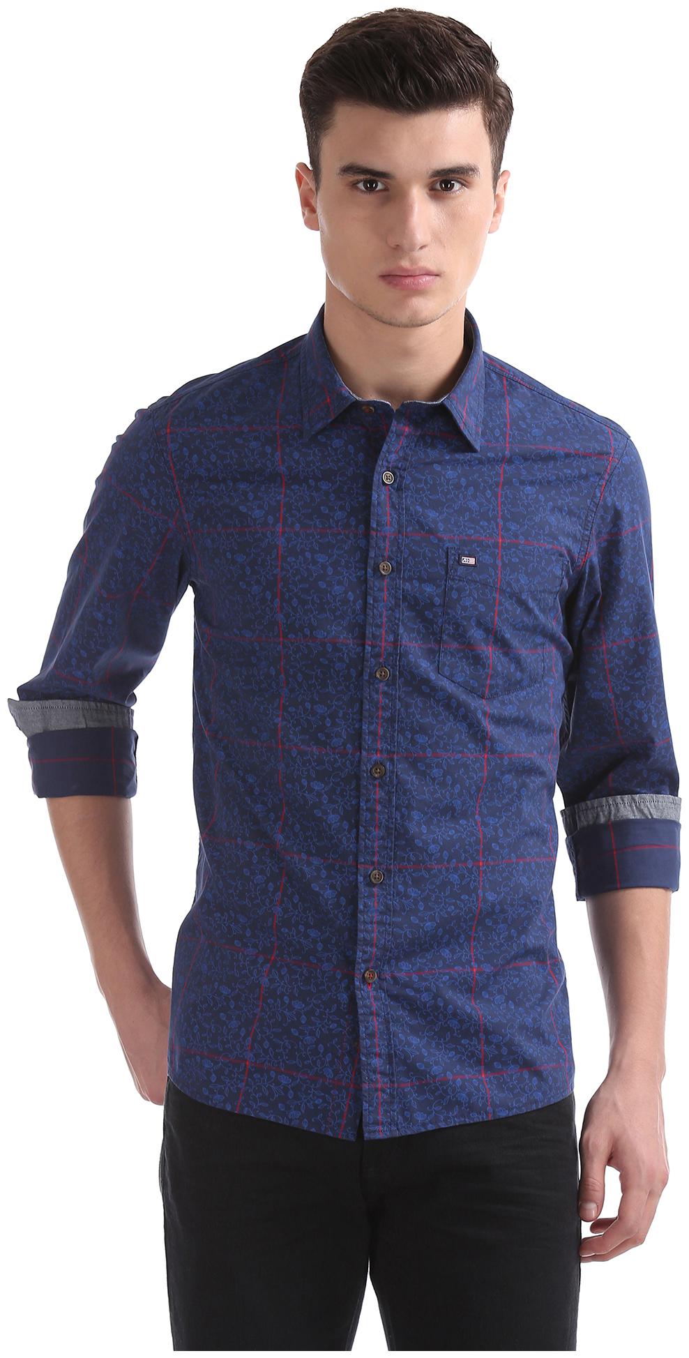 

Arrow Men Slim fit Formal Shirt - Blue