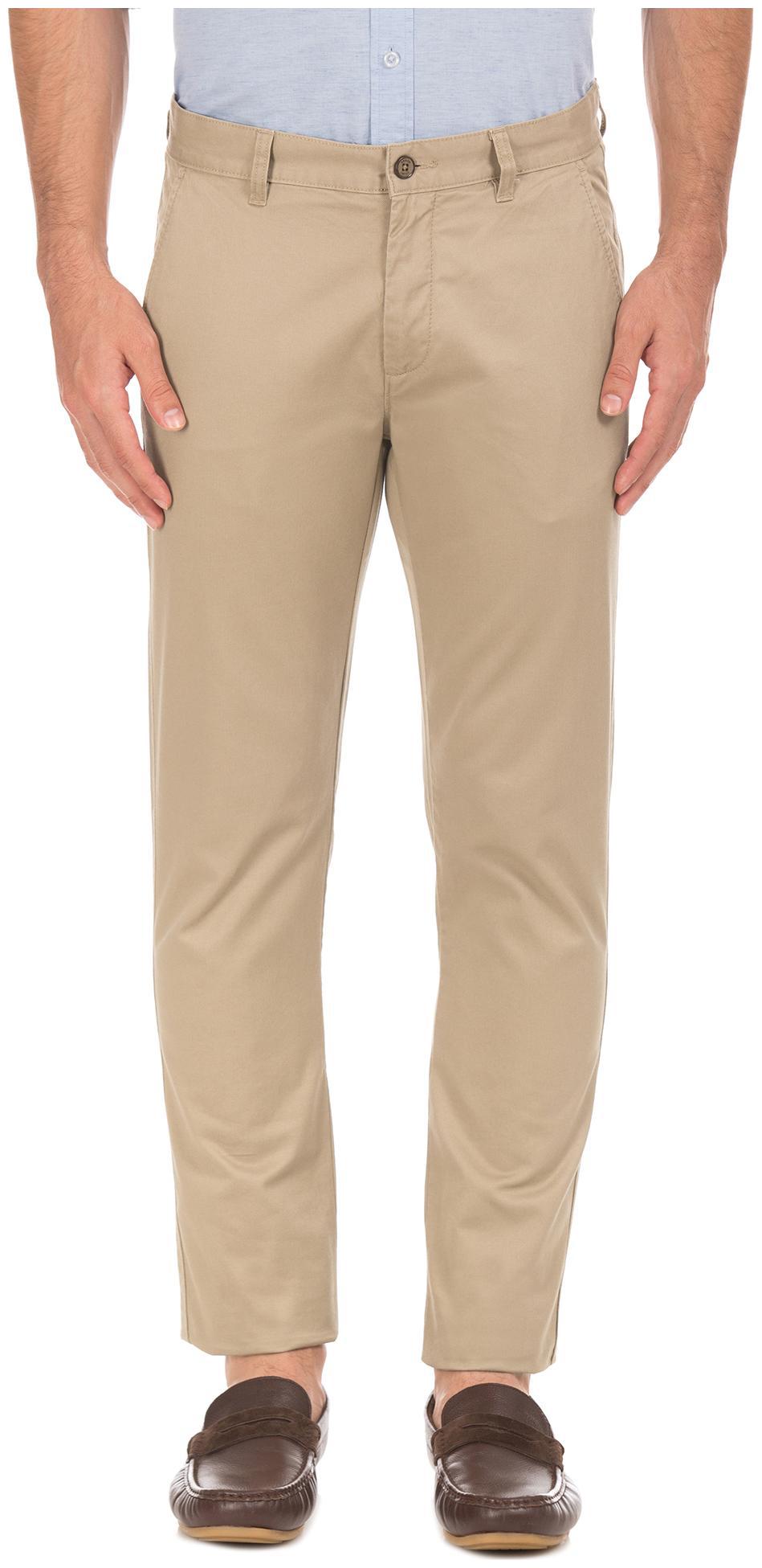 

Arrow Sports Flat Front Slim Fit Trousers