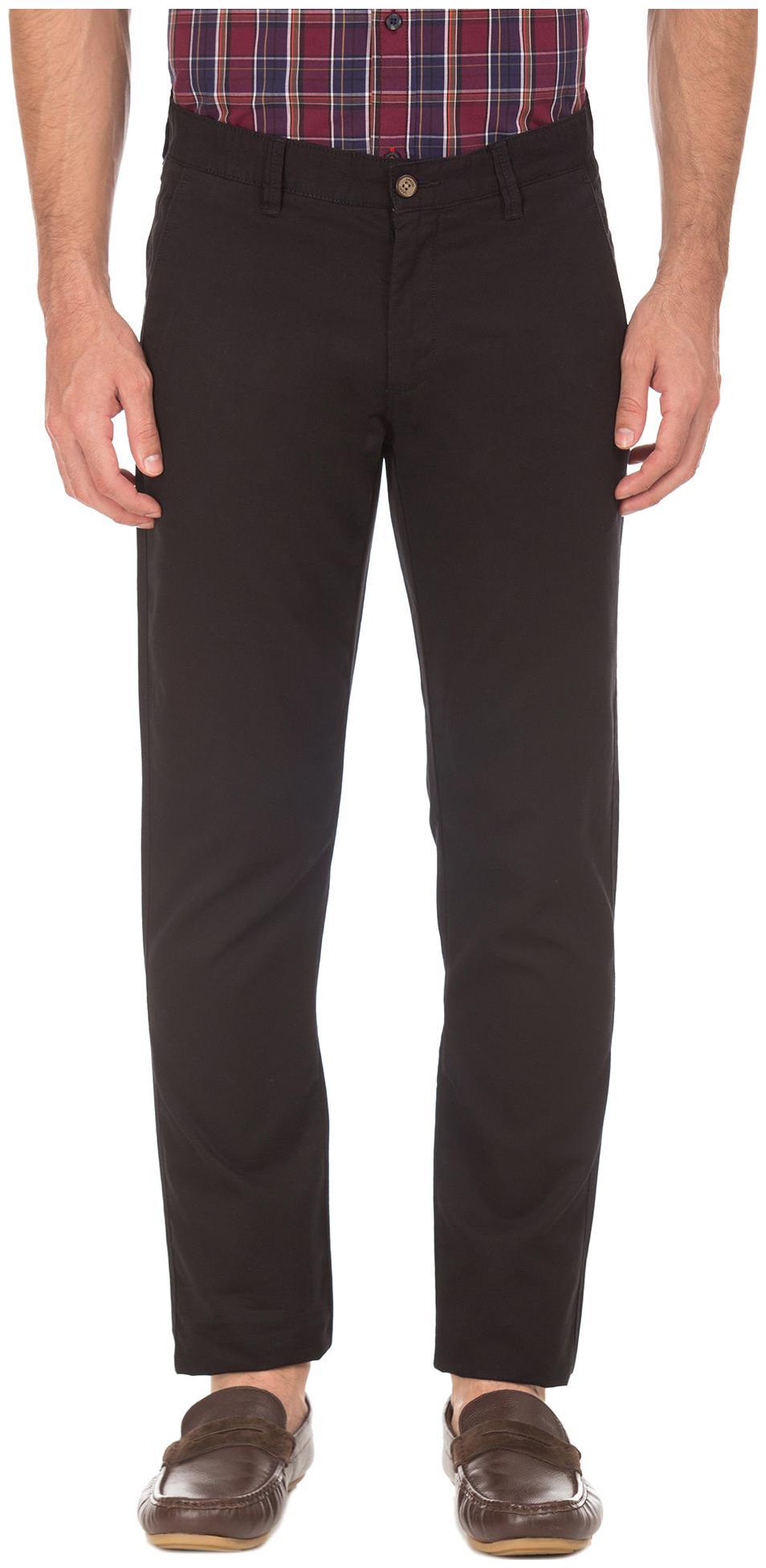 

Arrow Sports Slim Fit Textured Trousers