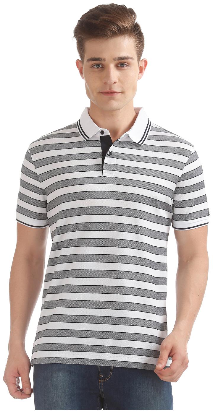 

Arrow Men White Regular fit Cotton Polo collar T-Shirt - Pack Of 1