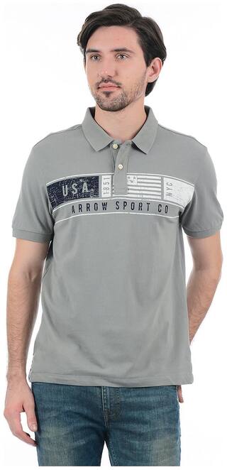 Arrow Sports Men Casual T-Shirt