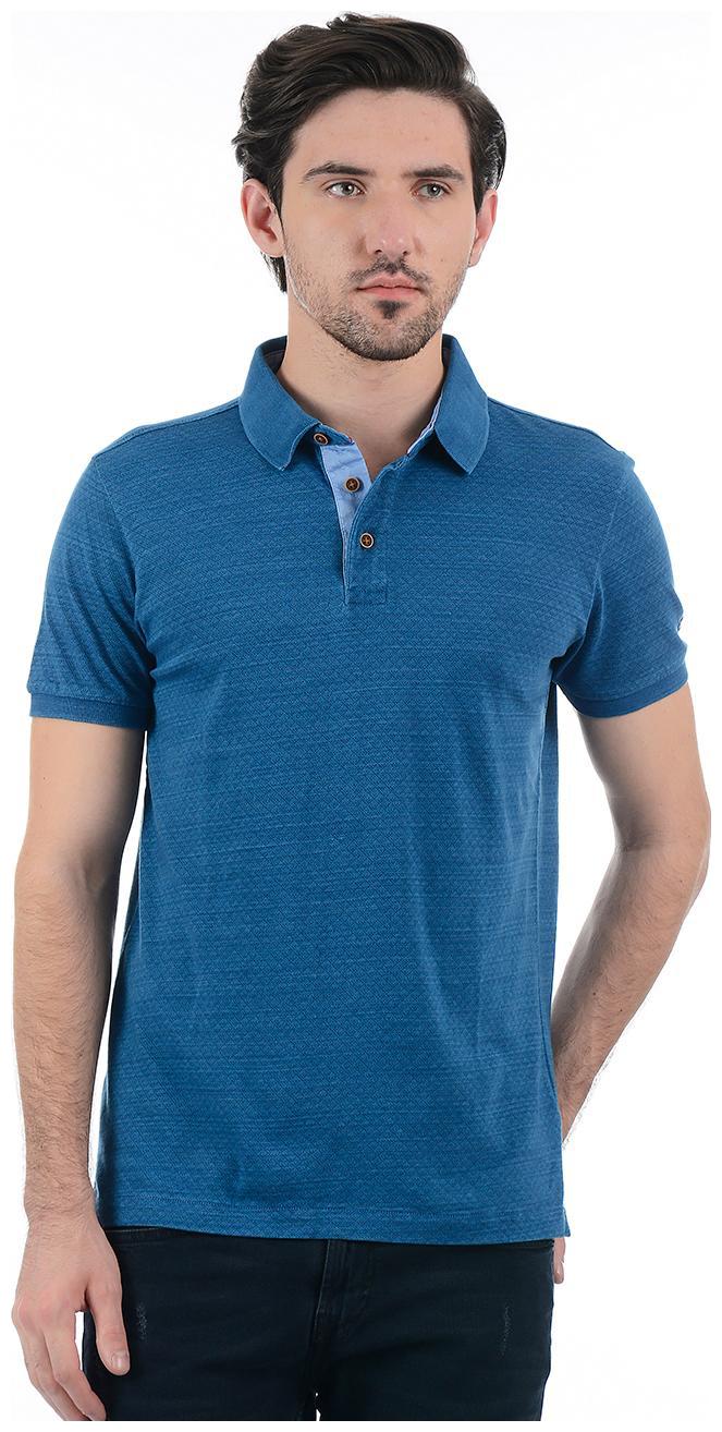 

Arrow Sports Men Blue Regular fit Cotton Polo collar T-Shirt - Pack Of 1