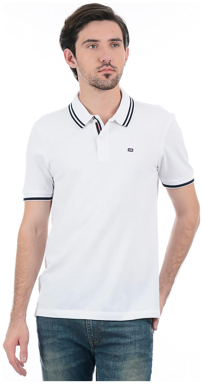 

Arrow Sports Men White Regular fit Cotton Polo collar T-Shirt - Pack Of 1