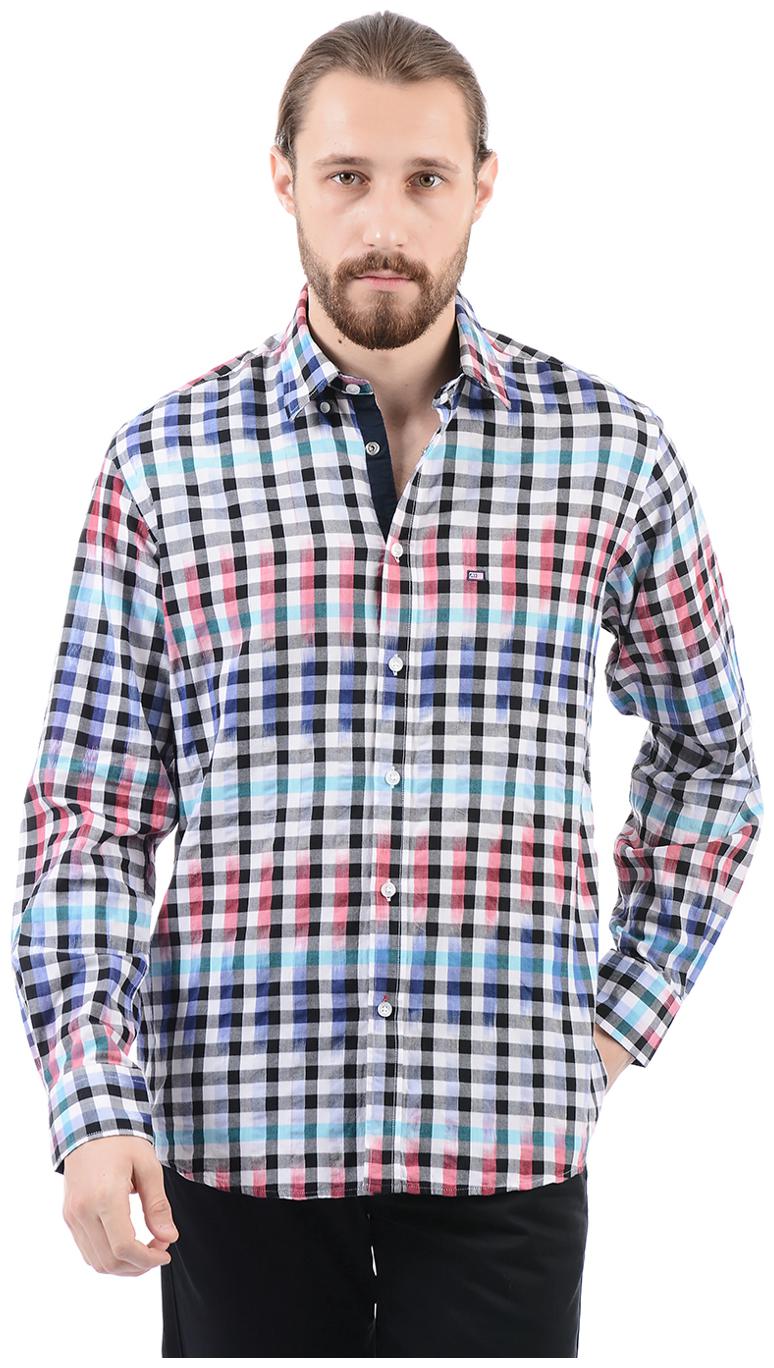 

Arrow Sports Men Grey Checked Regular Fit Casual Shirt