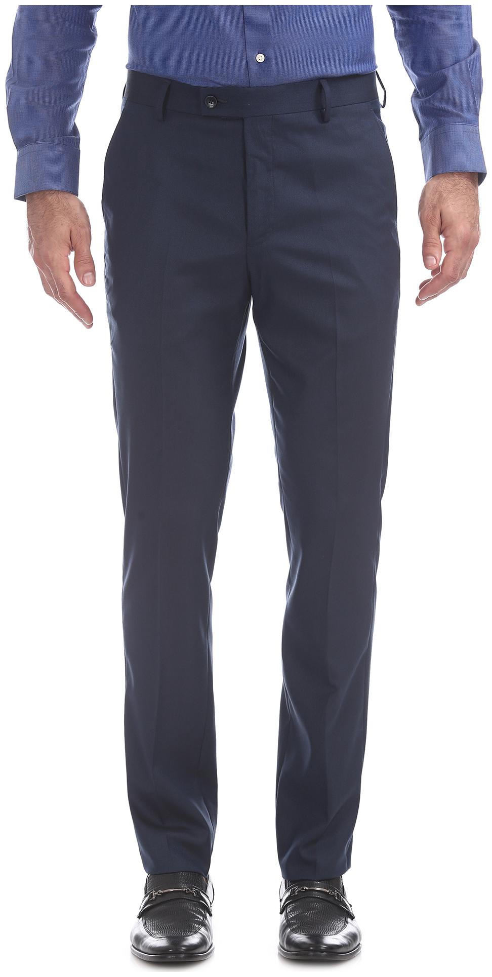 

Arrow Men Solid Tapered Fit Formal Trouser - Blue