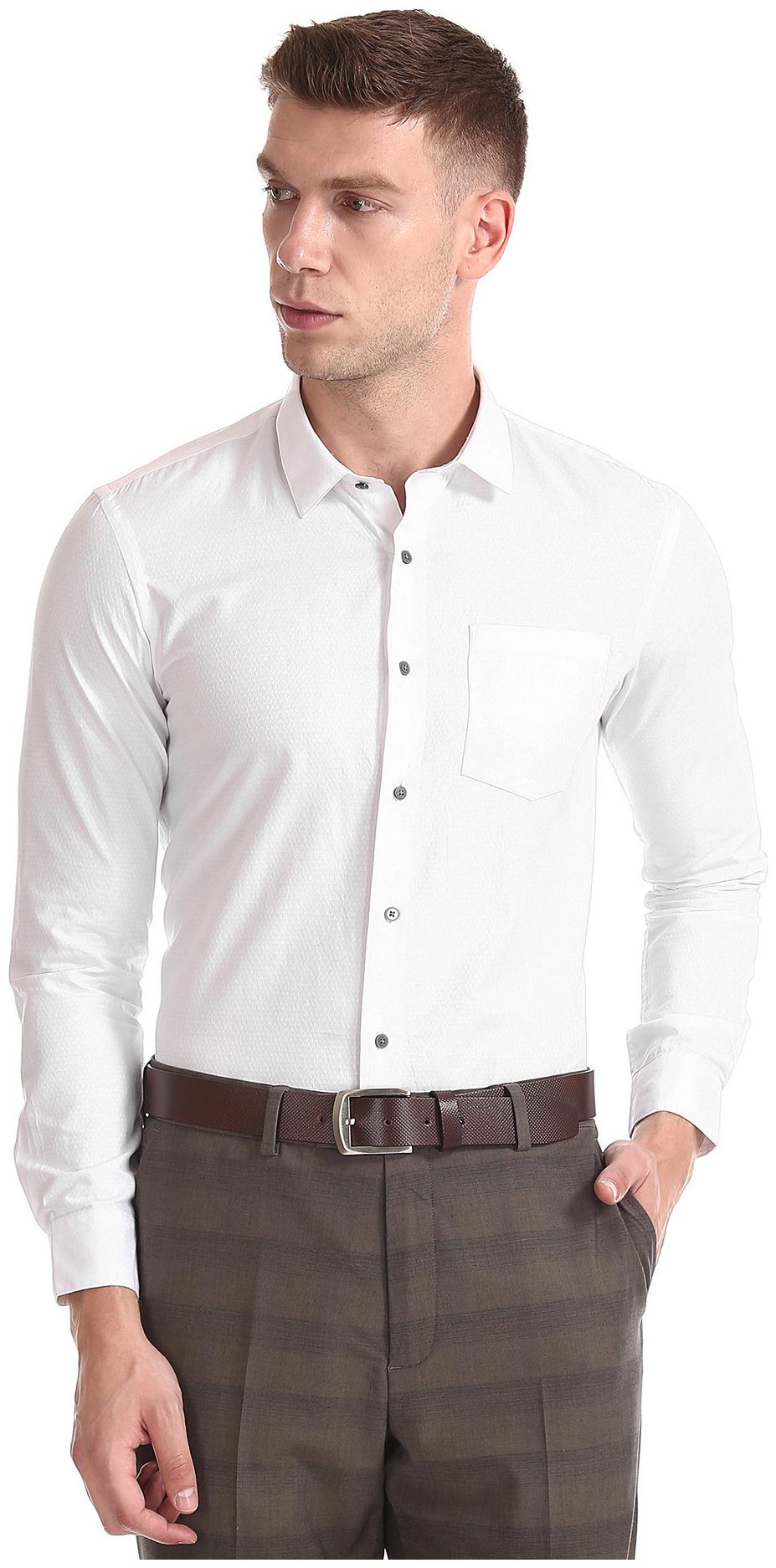 

Arrow Men Slim fit Formal Shirt - White