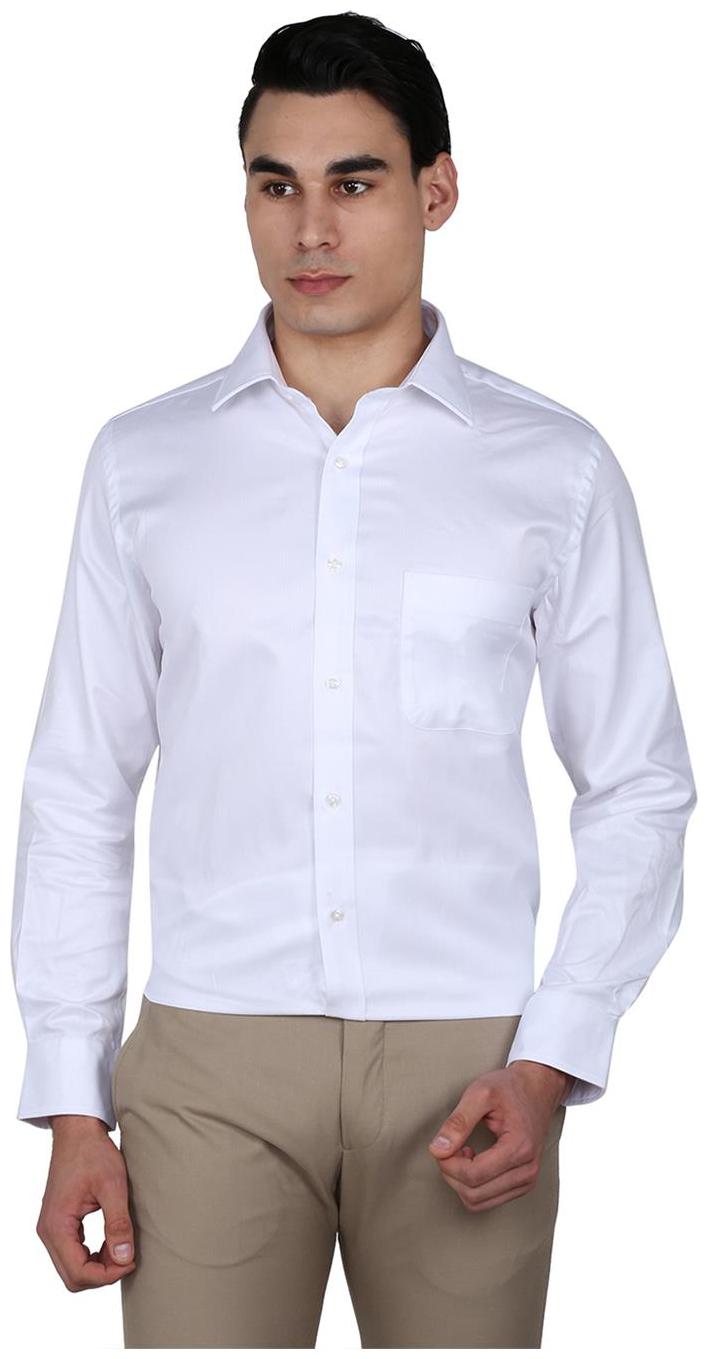 

Arrow Men White Solid Regular Fit Casual Shirt