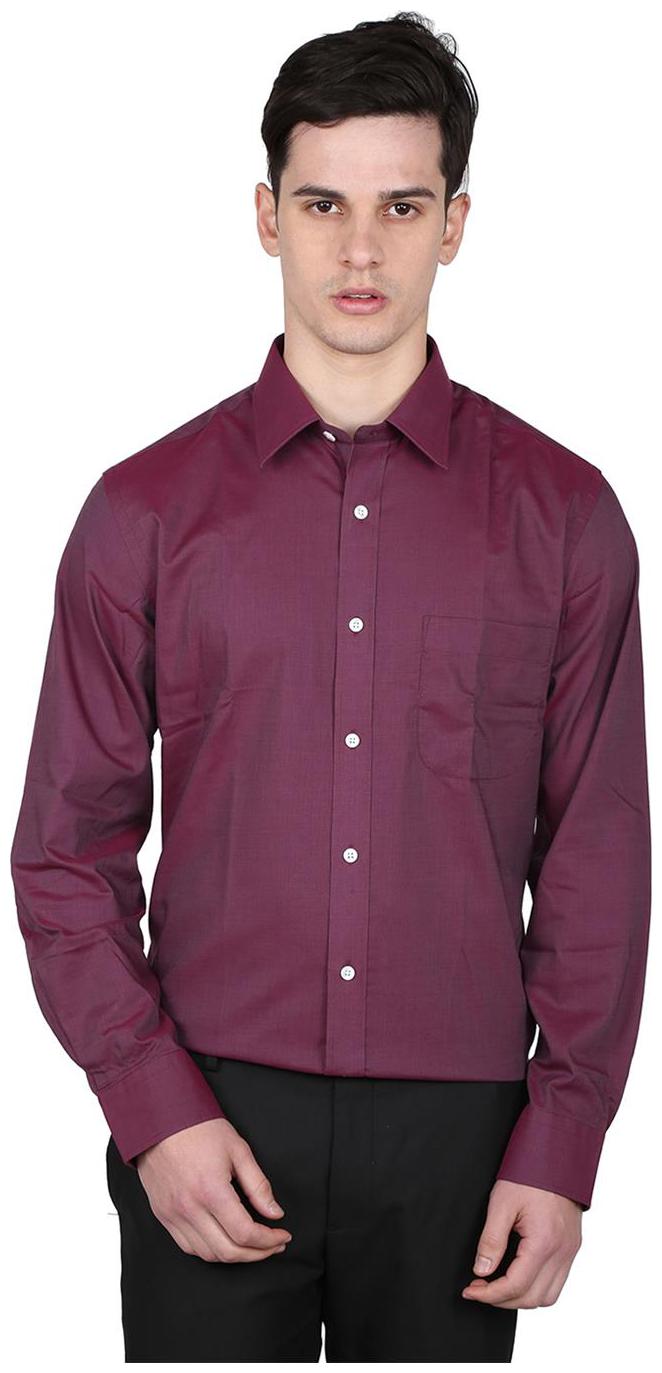 

Arrow Men Maroon Solid Regular Fit Casual Shirt