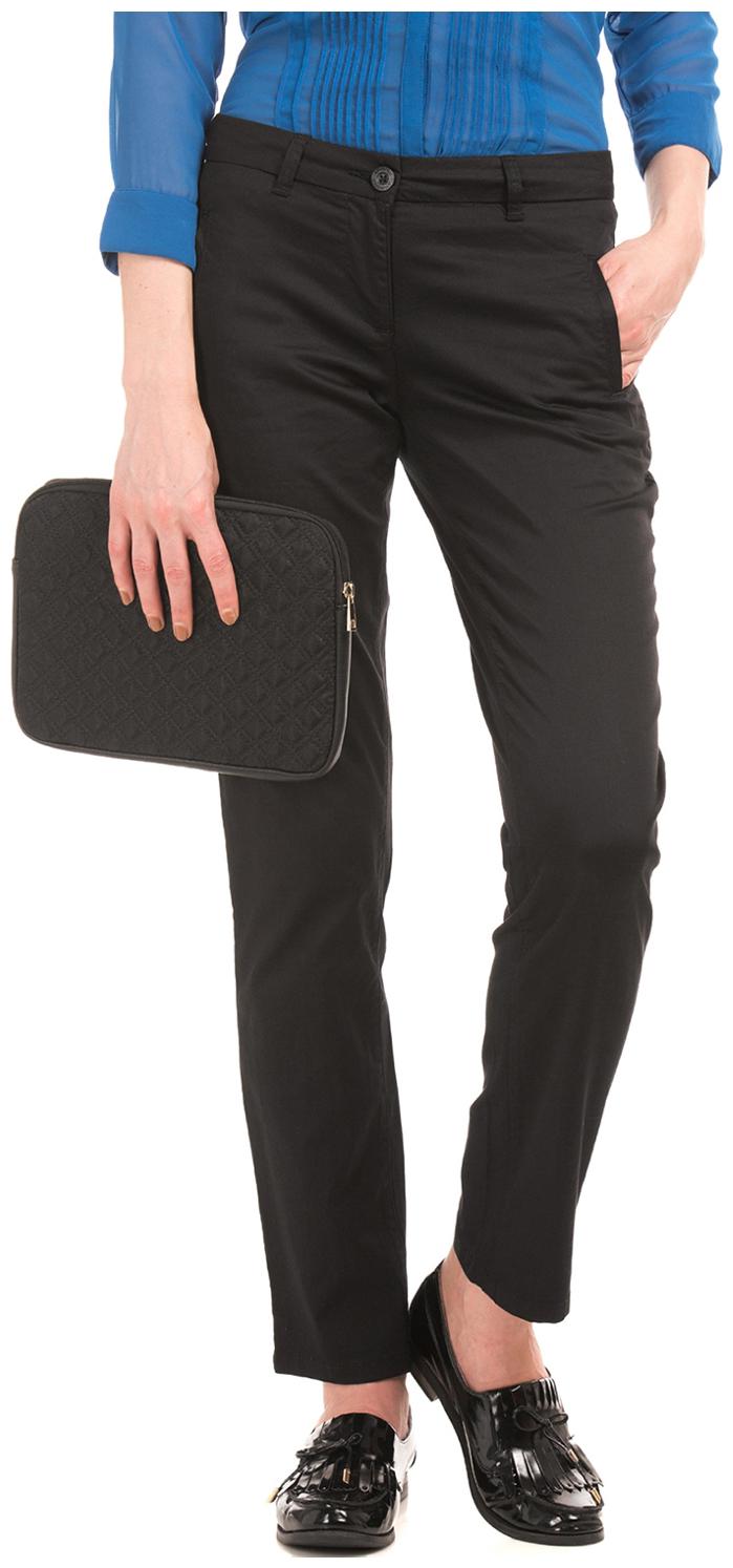 

Arrow Women Black Regular fit Regular trousers