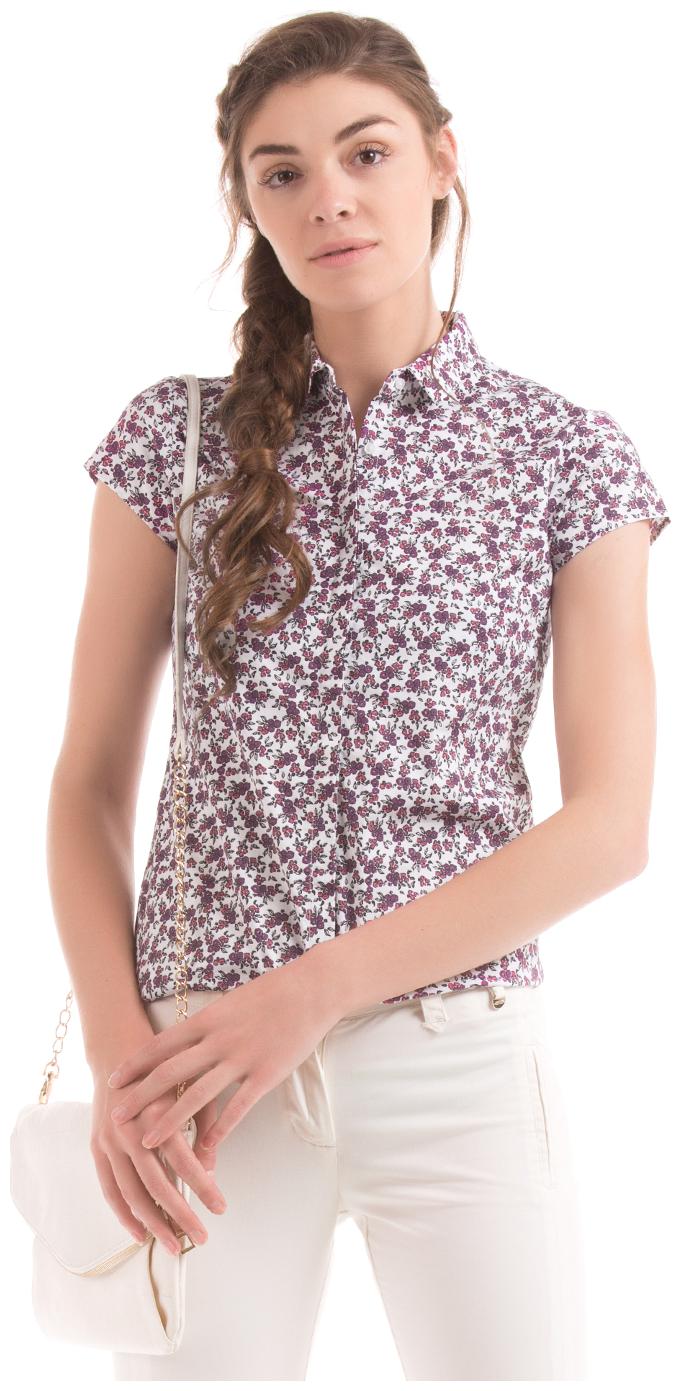 

Arrow Women White Solid Slim Fit Shirt